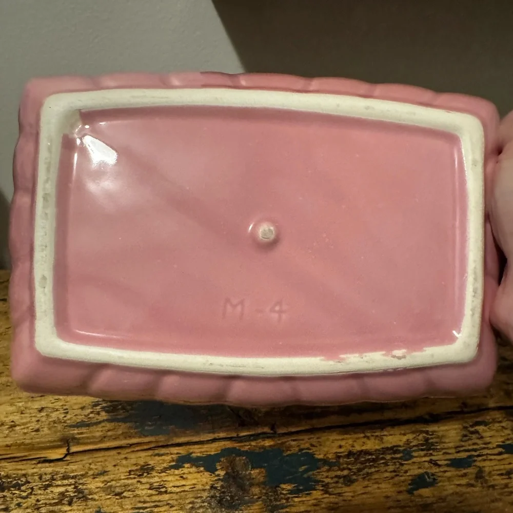 Pink Rectangular Ceramic Dish - Picture 4 of 7